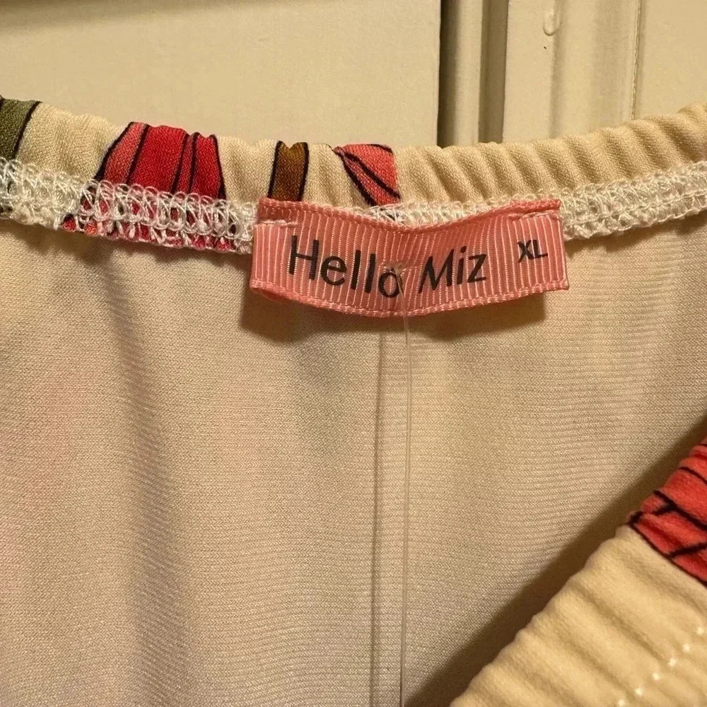 Hello Miz Off The Shoulder Floral Maternity Dress Sz XL - Picture 4 of 12
